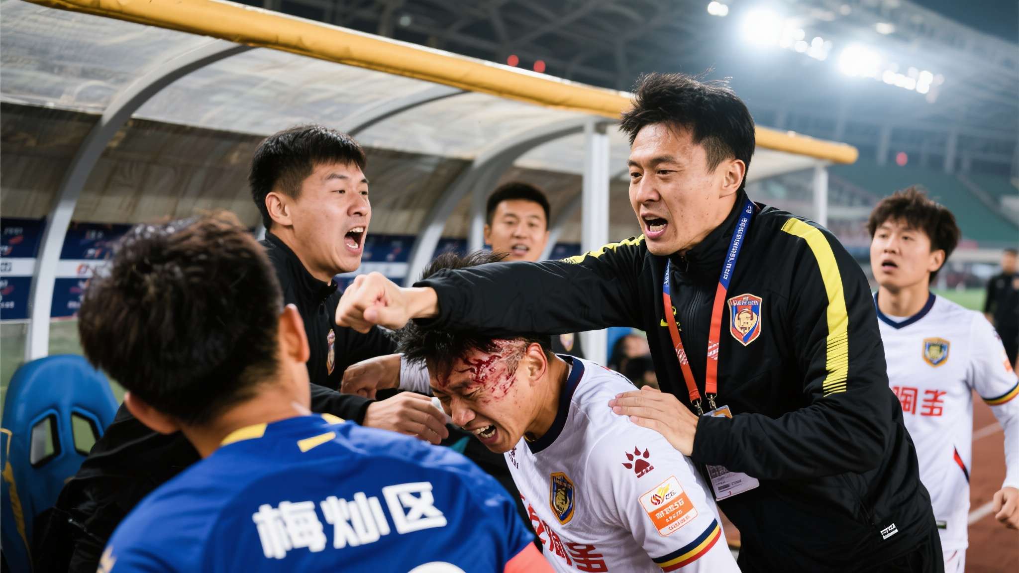 官方:兰州助教崔恩郎因击打梅帅军头部,被停赛5场+罚款2.5万 官方:兰州助教崔恩郎因击打梅帅军头部,被停赛5场+罚款2.5万